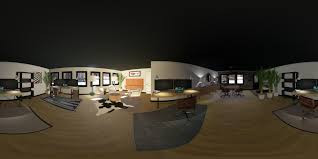 Modern Masculine Office 360 Panorama In 2020 New England Homes Modern Office Space Interior Design Styles