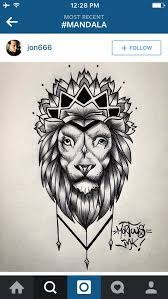 Lion Mandala Lion Tattoo Design Lion Hand Tattoo Lion Tattoo