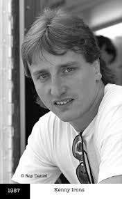 RayDaniel © Ray Daniel 1987 Kenny Irons ل 4 trai Arai) ミームア ဆ RIZLA RIZLA+  с SIANA 34 ၁၉ G 4 ١٨٩١ 1987 Spanish GP Jerez Ray Daniel Qualifying practice  shot of