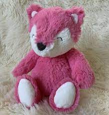 2016 Carters Salmon Pink White Fox Plush Stuffed Animal Soft Baby Toy 66935 In 2021 Baby Soft Toys Plush Stuffed Animals Fox Plush