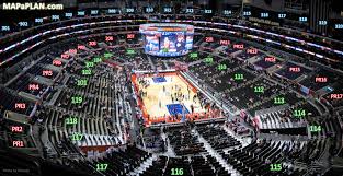 Staples Center Seat Numbers Detailed Seating Chart La
