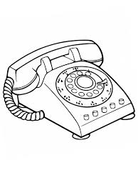 Phone coloring pages are a fun way for kids of all ages to develop creativity, focus, motor skills and color recognition. Old Fashioned Phone Coloring Page 1001coloring Com