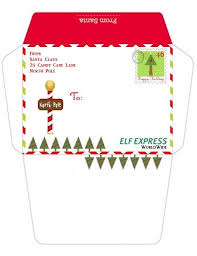 Personalize by typing a message to your kids for a merry christmas surprise! Divine Free Printable Santa Envelopes Collins Blog
