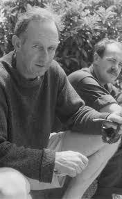 A. R. D. (Rex) Fairburn and Maurice Duggan at Baker family farm, Northland 