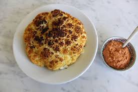 Whole Roasted Cauliflower Recipes Sur Le Plat Recipe Whole Roasted Cauliflower Roasted Cauliflower Roasted Cauliflower Recipes