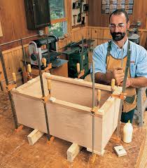 Attaching face frame to cabinet carcass. Face Frame Cabinets Popular Woodworking Magazine