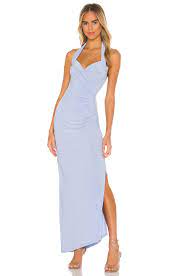 Norma Kamali X Revolve Halter Sweetheart Side Drape Gown Fashion Clothes Women Drape Gown Womens Maxi Dresses