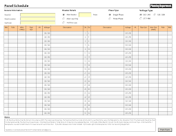 Panel schedule template 3 free excel pdf documents download templates free from electrical panel circuit directory template , image source: Electrical Panel Schedule Templates Http Www Quotespin Com Schedule Template Excel Templates Label Templates