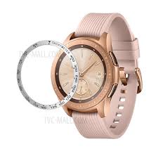Galaxy watch 4 classic (46mm). Wholesale Anti Scratch Aluminium Alloy Smart Watch Dial Speed Bezel Styling Adhesive Cover For Samsung Galaxy Watch 46mm Silver From China Tvc Mall Com