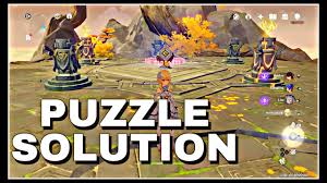Genshin Impact Geo Dungeon Puzzle Solution Youtube