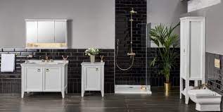 Plinth position has been brought forward to give a more flush finish. Modern Bathroom Furniture With A Traditional Edge Vitra