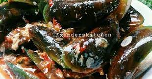 Resep Kerang Hijau Saus Padang Oleh Xander S Kitchen Recipe Resep Kerang Resep Kepiting Resep Masakan Asia