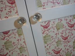 Adding decoupage paper to this vintage door was a great idea! Decoupaged Wardrobe Ikea Hackers