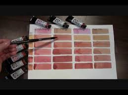 Mixing Skin Tones With Daniel Smith Quinacridone Watercolors