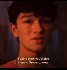 We need to talk about this scene more. It's almost like Luke felt bad about  risking Grover's life