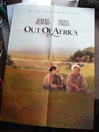 Out of africa 27x40 fold us one sheet vintage movie poster original 1985. Out Of Africa Movie Poster By Universal Studios Very Good 1985 Imperial Books And Collectibles