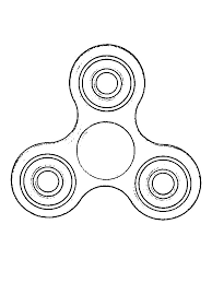 Line art ice cream cone black and white icon set. Fidget Spinner Coloring Page 1001coloring Com
