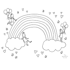We use cookies to ensure that we give you the best experience on our website. Rainbow Coloring Page Darcy Miller Designs