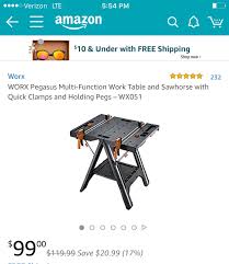 Work Bench Work Table Sawhorse Shopping