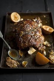 Roast Leg Of Lamb With Rosemary Garlic Harissa And Lemon Easter Feast Recipe Roast Lamb Leg Lamb Leg Recipes Lamb Recipes
