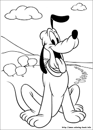 Pluto Coloring Picture Disney Coloring Pages Coloring Pages Disney Drawings