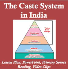 caste system in india lesson plan caste system in india