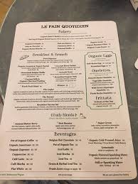 Le Pain Quotidien Bakery And Breakfast Menu Picture Of Le Pain Quotidien Hong Kong Tripadvisor