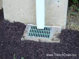 2) skip french drain and simply tie gutter downspout into drain (gutter downspout puts out a good amount of water). Residential Downspout Catch Basin Installation Trenchdrainblog Com