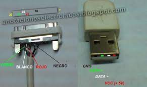 In general you can supply 5 v between the appropriate pins on the lightning connector. Anotaciones Electronicas Apuntes Y Datos Electronicos Iphone Cable Data Cable Usb