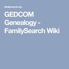 Gedcom Dna Genealogy Family Search Genealogy