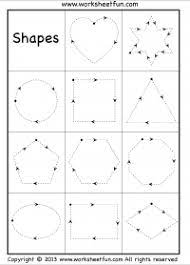 Students draw a line between a shapes and the corresponding word for that shape. Preschool Shapes Tracing Heart Star Circle Square Triangle Pentagon Hexagon Octagon Oval Rectangle Diamond Heptagon Nonagon Decagon 18 Worksheets Free Printable Worksheets Worksheetfun