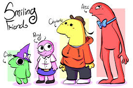 Smiling Friends but I swapped their gender : rSmilingFriends