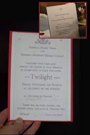 Invitation To Twilight Party That Looks Like Edward Bella S Wedding Invitation Twilight Party Twilight Wedding Bella And Edward Wedding