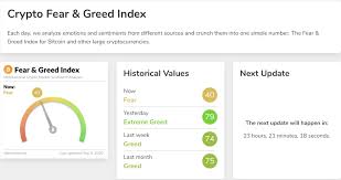 Leading cryptos bitcoin and ethereum have endured a turbulent time over the past week as share prices. The Fear And Greed Index Turned To Fear Today Down From Extreme Greed Yesterday Cryptocurrency