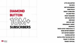 Check spelling or type a new query. Dulu Cuma Dua Kini Pemilik Diamond Button Di Indonesia Sudah 19 Channel Hitekno Com