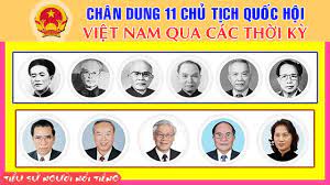 Chủ tịch quốc hội qua các thời kỳ. Chan Dung 11 Chá»§ Tá»‹ch Quá»'c Há»™i Viá»‡t Nam Qua Cac Thá»i Ká»³ Youtube