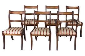 Delivery from order was very prompt, so all in all a very good purchase. Regency Style Set Of Six Mahogany Dining Room Chairs Furniture Dining Room Furniture Vadel Com