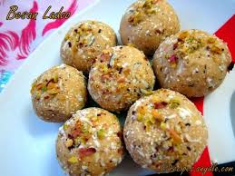 .who cares as long as its rava ladoo! Besan Ladoo Recipe Besan Laddu Recipe Yummy Recipes