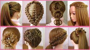 If you are tired enough with the simple braid, then try something braids are a simple and easy way to tie your hairs for a long time. 8 Beautiful Cute Hairstyles For Girls Trendy Hairstyles Hair Style Girl Tuto Coiffures Faciles Youtube