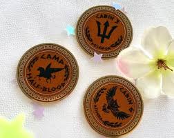 Camp Halfblood Pegasus Logo Stickers & Buttons