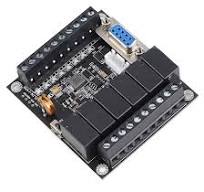 DC24V PLC Controller Kit Programmable Logic Controller Relay Output  Industrial Programmable Control Board FX1N-14MR Relay Controller Module  Industrial ...