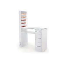 Modern White Nail Polish Colorful Station Manicure Service Station Table Http Www Gobeautysalon Com Product Produc White Nails Manicure Table Home Nail Salon