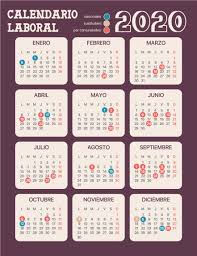 De ellos, 9 fiestas son estatales, 3 autonómicas y 2 locales. Calendario 2020 Com Feriados Para Imprimir