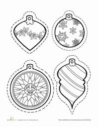 Color Christmas Ornaments Worksheet Education Com Christmas Ornament Coloring Page Christmas Colors Paper Christmas Ornaments