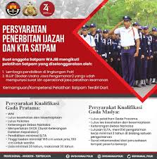 2 tahun 2002 dan peraturan kapolri no. Persyaratan Wajib Penerbitan Ijazah Dan Kta Satpam Di Indonesia