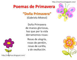 Image Result For Versos Waldorf De Primavera Poemas De Primavera Para Ninos Poemas De Primavera Poesia Para Ninos