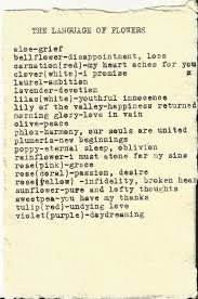 The Language Of Flowers Language Of Flowers Flower Meanings Flowers