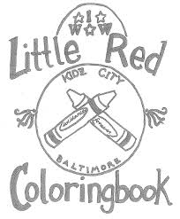 A picture to color and space to write a very short story about. Little Red Colouring Book