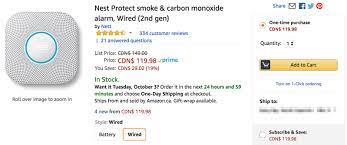 Nest protect can be used as. Nest Protect Wi Fi Smoke Carbon Monoxide Alarm Sale 29 Off On Amazon Ca Iphone In Canada Blog