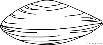 In coloringcrew.com find hundreds of coloring pages of clams and online coloring pages for free. Simple Clam Coloring Page Coloringall
